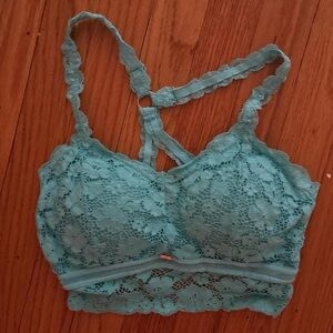 Lace Bralette in Teal